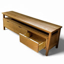 Natural Oak Wood Tv Unit