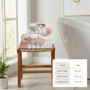 Decorative Cotton Stripe Bath Towel Set - Noelle Collection by Great Bay Home