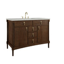 James Martin Kinnsden 48" Single Bathroom Vanity, Sable Oak