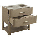 James Martin Lucian 36" Single Bathroom Vanity, Pebble Oak