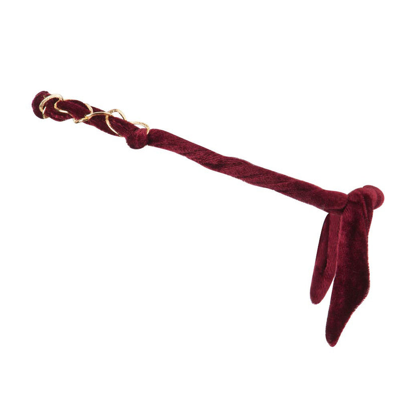 Velvet Headband Wrap with Chain