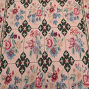 5'9" x 8'9" Hand Woven Traditional French Aubusson Needlepoint Area Rug Apricot