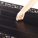 Aluminum 48-in Rectangular Patio Fire Table and Swivel Rocker Set