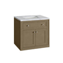 James Martin Chicago 30" Single Bathroom Vanity, Walnut Whisper