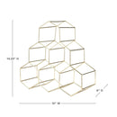 Geo Countertop Wine Rack in Gold by Viski