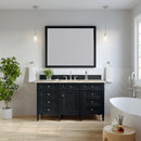 James Martin Brittany 60" Single Bathroom Vanity, Black Onyx