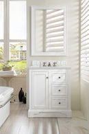 James Martin De Soto 30" Single Bathroom Vanity, Bright White