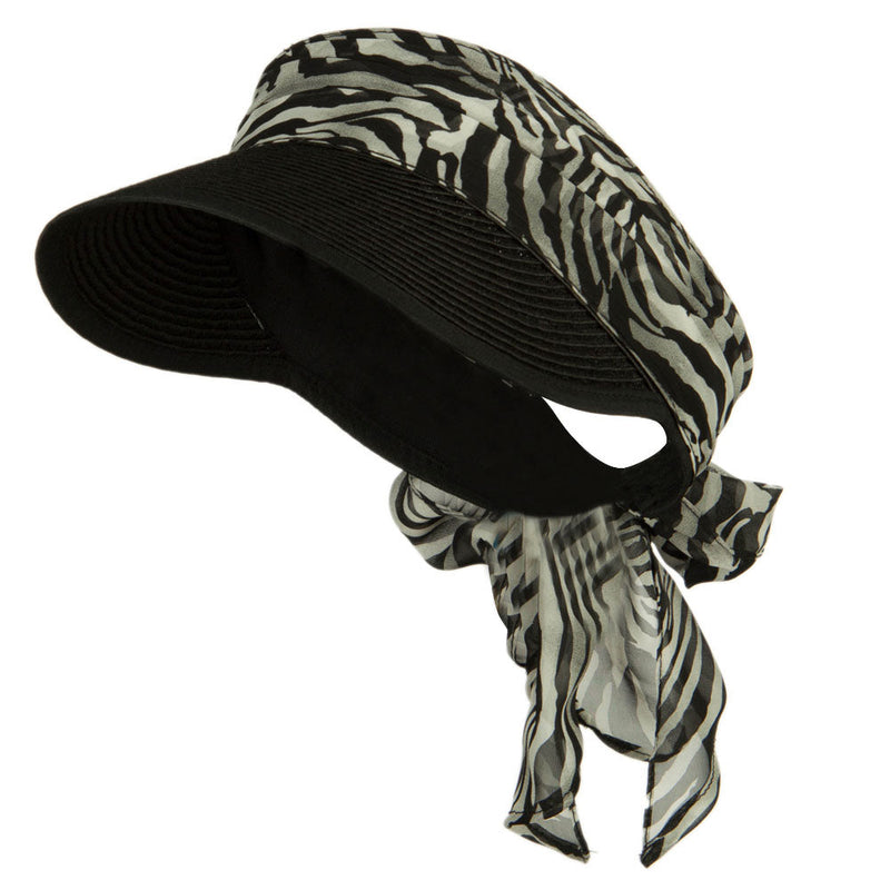 UPF 50+ Animal Print Gardening Sun Visor