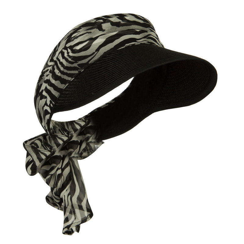 UPF 50+ Animal Print Gardening Sun Visor