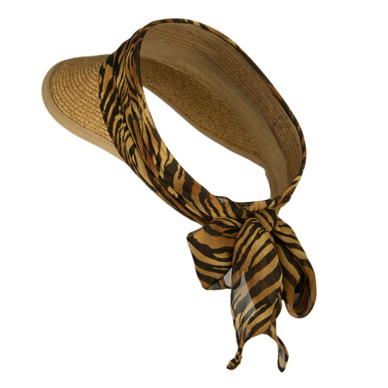 UPF 50+ Animal Print Gardening Sun Visor