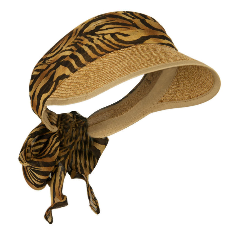 UPF 50+ Animal Print Gardening Sun Visor