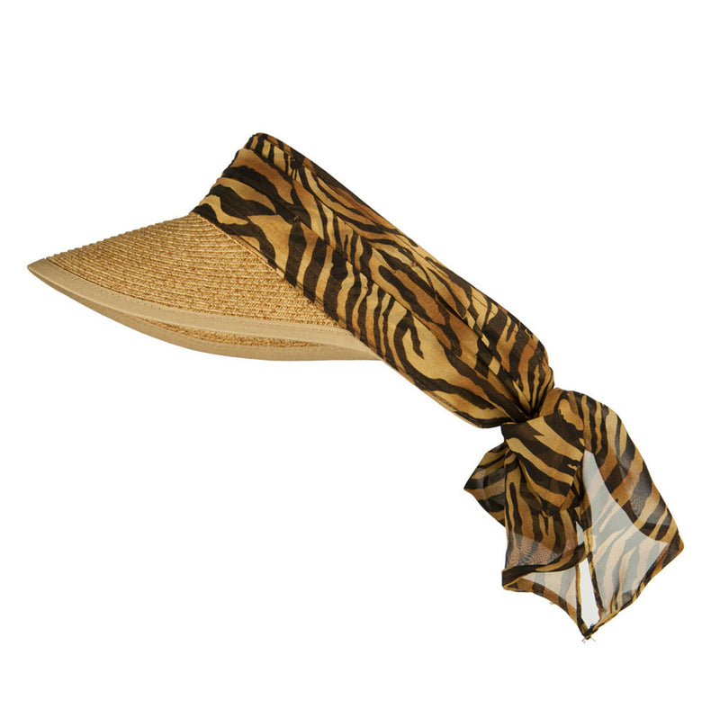 UPF 50+ Animal Print Gardening Sun Visor