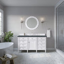 James Martin Brittany 60" Single Bathroom Vanity, Bright White