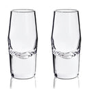 Raye Heavy Base Crystal Shot Glasses Set of 2 by Viski