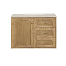 James Martin Laurent 36" Dual Mount Single Bathroom Vanity, Light Natural Oak