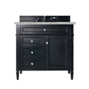 James Martin Brittany 36" Single Bathroom Vanity, Black Onyx