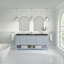 James Martin Breckenridge 72" Double Bathroom Vanity, Serenity Blue