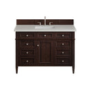 James Martin Brittany 48" Single Bathroom Vanity, Burnished Mahogany