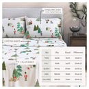 Turkish Cotton Christmas Flannel Sheet Set - Whittaker Collection by Great Bay Home