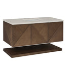 James Martin Marcello 48" Floating Single Bathroom Vanity, Chestnut