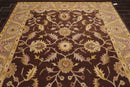 8' x 10' Handmade Wool Traditional Oriental Area rug 8x10 Traditional Brown