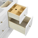 James Martin Breckenridge 60" Single Bathroom Vanity, Bright White
