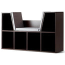 6-Cubby Kid Storage Bookcase Cushioned Reading Nook by LJGDeals