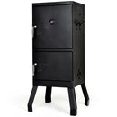 Vertical 2-Tier Outdoor Barbeque Grill with Temperature Gauge