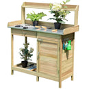 Outdoor Garden Wooden Work Station Potting Bench by DirectDeals