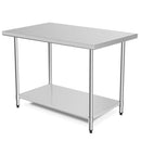 30 x 48 Inch Stainless Steel Table Commercial Kitchen Worktable by LJGDeals