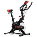 Indoor Exercise Bike Belt Driven Stationary Bike with Pulse Sensor & Phone Holder by LJGDeals