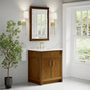 James Martin Bellshire 30" Single Bathroom Vanity, Honey Oak