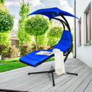 Hanging Stand Chaise Lounger Swing Chair with Pillow by LJGDeals