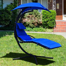 Hanging Stand Chaise Lounger Swing Chair with Pillow by LJGDeals