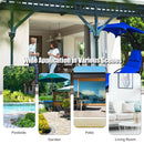 Hanging Stand Chaise Lounger Swing Chair with Pillow by LJGDeals