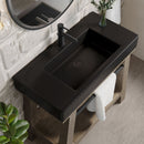 James Martin Auburn 36" Single Console Vanity, Weathered Timber