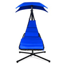 Hanging Stand Chaise Lounger Swing Chair with Pillow by LJGDeals