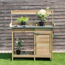 Outdoor Garden Wooden Work Station Potting Bench by DirectDeals