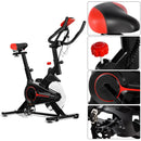 Indoor Exercise Bike Belt Driven Stationary Bike with Pulse Sensor & Phone Holder by LJGDeals