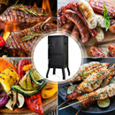 Vertical 2-Tier Outdoor Barbeque Grill with Temperature Gauge by LJGDeals