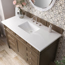 James Martin Brittany 48" Single Bathroom Vanity, Saddle Brown