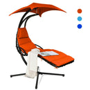 Hanging Stand Chaise Lounger Swing Chair with Pillow by LJGDeals