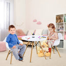 3 Pieces Kid's Modern Round Table Chair Set by LJGDeals