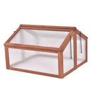 Double Box Garden Wooden Greenhouse by LJGDeals
