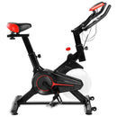 Indoor Exercise Bike Belt Driven Stationary Bike with Pulse Sensor & Phone Holder by LJGDeals