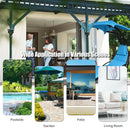 Hanging Stand Chaise Lounger Swing Chair with Pillow by LJGDeals