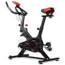 Indoor Exercise Bike Belt Driven Stationary Bike with Pulse Sensor & Phone Holder by LJGDeals