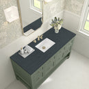 James Martin Breckenridge 60" Single Bathroom Vanity, Smokey Celadon