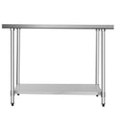 30 x 48 Inch Stainless Steel Table Commercial Kitchen Worktable
