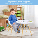3 Pieces Kid's Modern Round Table Chair Set by LJGDeals